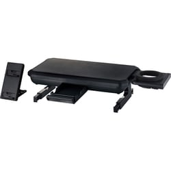 多機能モニタースタンド スマホスタンド/ドリンクホルダー付 高さ2段階調整 ブラック PCA-DPSP4123BK