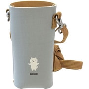 PCA401008 [ムームー ショルダーボトルカバー グレー みるくねこ]