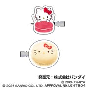 サンリオキャラクターズ ヘアクリップ 01. マカロン Ver. ハローキティ [キャラクターグッズ]