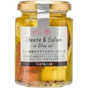 チーズと粗挽きサラミのオリーブオイル漬 130g