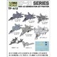 TF-A12 1/350 現用 韓国 KF-21 ボラメ ステルス戦闘機シリーズ/KAORI-X ステルス無人戦闘機セット 11機入 [組立式プラスチックモデル]