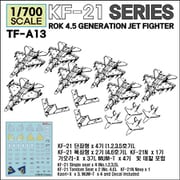 TF-A13 1/700 現用 韓国 KF-21 ボラメ ステルス戦闘機シリーズ/KAORI-X ステルス無人戦闘機セット 14機入 [組立式プラスチックモデル]