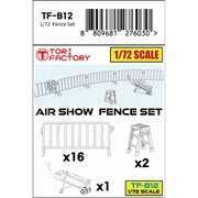 TF-B12 1/72 現用 航空ショー フェンスセット [組立式プラスチックモデル]