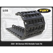FM35261 1/35 WWII アメリカ M4シャーマンHVSS用 T66型連結可動履帯 [プラモデル用パーツ]