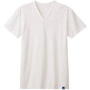 クールマジック 綿100%VネックTシャツ LLサイズ ホワイト MCA515Y
