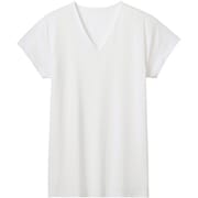 アセドロン 汗とり付 ＶネックＴシャツ Mサイズ ホワイト MCA612Y