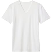 アセドロン ＶネックＴシャツ Lサイズ ホワイト MCA615Y