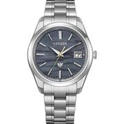 The CITIZEN(ザ・シチズン) 高精度 光発電エコ・ドライブ 年差±5秒 筒蒔き絞り染め藍染和紙文字板 「CITIZEN」ブランド時計 100周年限定モデル AQ4100-65L