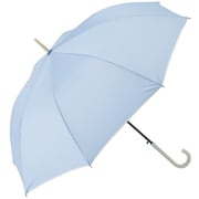 長傘 晴雨兼用 無地 60cm ジャンプ式 UVカット加工 四角手元 スカイ 13370