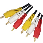 ビデオケーブル ピン（RCA）プラグ×3-ピン（RCA）プラグ×3 2m FCA-123-20
