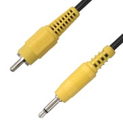 ビデオケーブル 3.5mmモノラルミニプラグ-ピン(RCA)プラグ 1.5m FCA-135-15