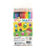 12色いろえんぴつ 透明ケース入り 21407
