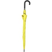 長傘 晴雨兼用 大型傘 74cm グラスファイバー骨(親骨) UVカット加工 留具2箇所付き イエロー 75159