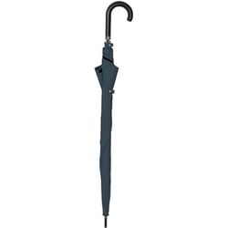 長傘 晴雨兼用 大型傘 74cm グラスファイバー骨（親骨） UVカット加工 留具2箇所付き ネイビー 75160