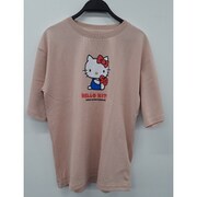 50周年キティ 天竺キティ柄 ピンク L Y5431A 03 L