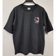 50周年キティ 天竺バックプリント ブラック LL Y5434A N9 LL
