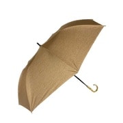 ショートワイド傘 晴雨兼用 CCダンガリー無地 PHOTO 55cm 手開き式 UVカット加工 遮熱 遮光 ベージュ 27395BE