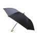 ショートワイド傘 晴雨兼用 CC無地裾パイピング 55cm UVカット加工 遮熱 遮光 ブラック 27371BK