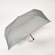 折りたたみ傘 晴雨兼用 極軽 空飛ぶカーボン アンブレラ ドット柄 50cm 手開き式 UVカット加工 グレー 1396GY
