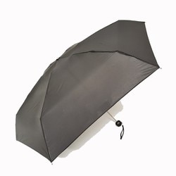 折りたたみ傘 晴雨兼用 ポケブレラ 極小5段 マイクロ傘 無地 50cm 手開き式 ブラック 1397BK