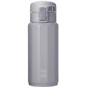 マグボトル 水筒 ワンタッチ 340ml グレーポリゴーンヌ NM-343