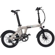 電動折りたたみ自転車 ERWAY A02 型式認定取得 5段階電動アシスト 8段変速ギア 折りたたみ式 ゴールド erway-a02