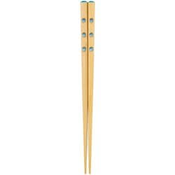 キッズ箸 アクリアディンプル ブルー 18cm 12547