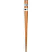 キッズ箸 オーバル ブルー 18cm 17039