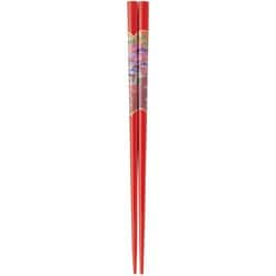箸 カラー藤 赤 20.5cm 14208
