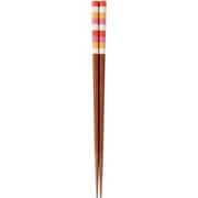六角箸 キューピット オレンジ 23cm 10698