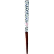 箸 ジャパニーズモダン 桜 ブルー 23cm PET 13449