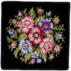 ハンカチタオル VIENNA Wash cloth 30×30cm BLACK-10 F111