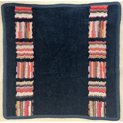 ハンカチタオル DERBY Wash cloth 30×30cm BLACK-10 F132