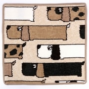F193 [ハンカチタオル Dog Wash cloth 30×30cm Safari-144]