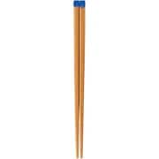 箸 スス竹 天平頭色付 ブルー 22.5cm 10351