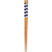 箸 スス竹 和染め 23cm 16855