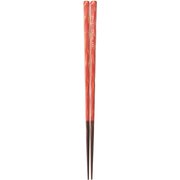 箸 ビンテージ レッド 23cm 14276