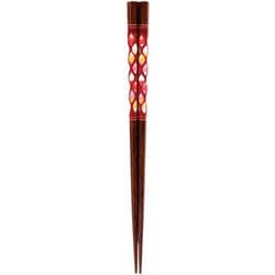箸 亀甲絞り ボーダー 21cm 12514