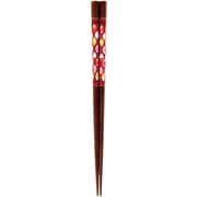 箸 亀甲絞り ボーダー 21cm 12514