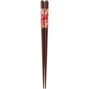 箸 漆先角和紙夜桜 20.5cm 16634