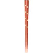 箸 流れ星 レッド 20.5cm 13328