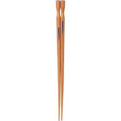 八角箸 先角恵木彫 23cm 14801