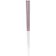 メタクリル箸 麻の葉 バイオレット 22.5cm 12112