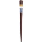 れとりこなじみ箸 鹿の子 23cm 16065