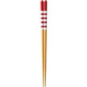 食洗箸 ナチュラルレッド 21cm 13392