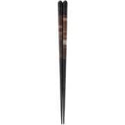 食洗箸 柳絞り ブラウン 23cm 16111
