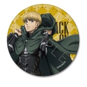 SYNC-ATK10ASD-NC 進撃の巨人 The Final Season レザーバッジ 丸形 第10弾 アルミン [キャラクターグッズ]