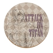 SYNC-ATK10LCO-NF 進撃の巨人 The Final Season レザーコースター 第10弾 ハンジ [キャラクターグッズ]