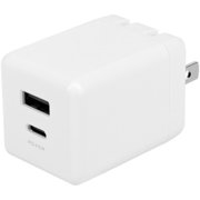 USB急速充電器 USB PD(パワーデリバリー)対応 45W USB-C×1/USB-A×1 PD-PPS対応 GaN採用 折りたたみプラグ ホワイト OWL-APD45C1A1G-WH