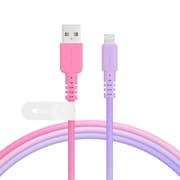 グラデーションケーブル 充電 データ転送対応 Apple MFi認証品 USB-A to Lightning 1m MOT-SCBALG100-CC